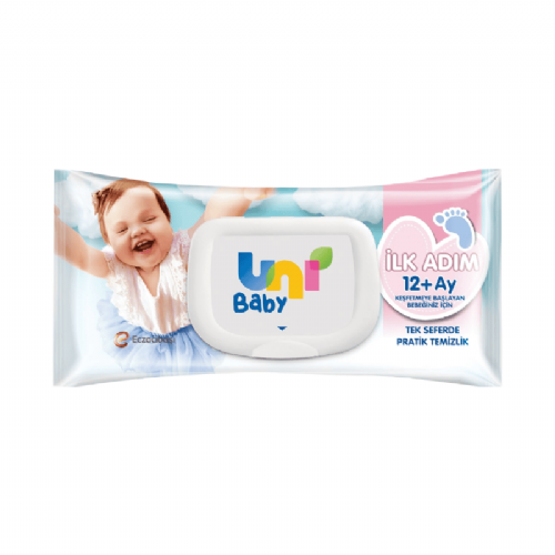 Uni Baby Islak Mendil İlk Adım 12+Ay 52 Adet 