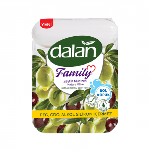 Dalan Family Güzellik Sabunu Zeytinyağlı 4x75 g