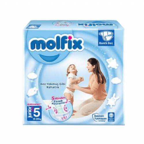 Molfix Bebek Bezi Junior Plus 5+ Numara 13-20 kg 22 Adet