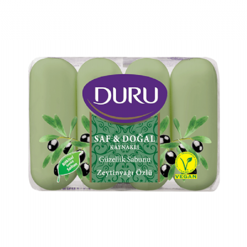 Duru Saf Doğal Güzellik Sabunu Zeytinyağlı 4x70 g