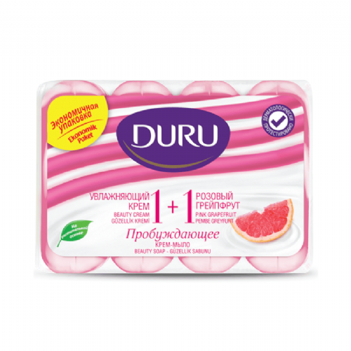 Duru Saf Doğal Güzellik Sabunu Pembe Greyfurt 4x70 g