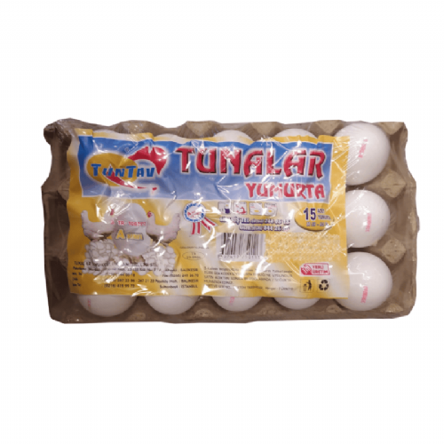 Tunalar 15'li Yumurta M 53-62 g