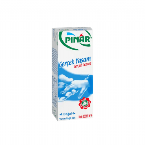 Pınar %1,5 Yarım Yağlı Süt 200 ml