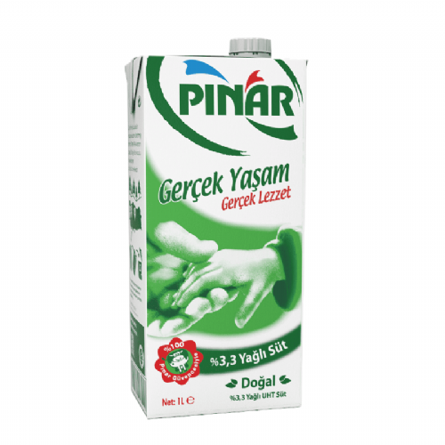 Pınar Süt %3,3 Yağlı 1 L