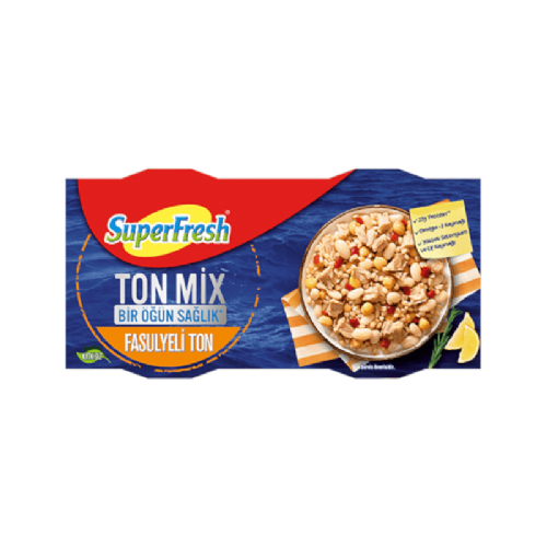 SuperFresh Ton Mix Fasulyeli Ton 2x150 g