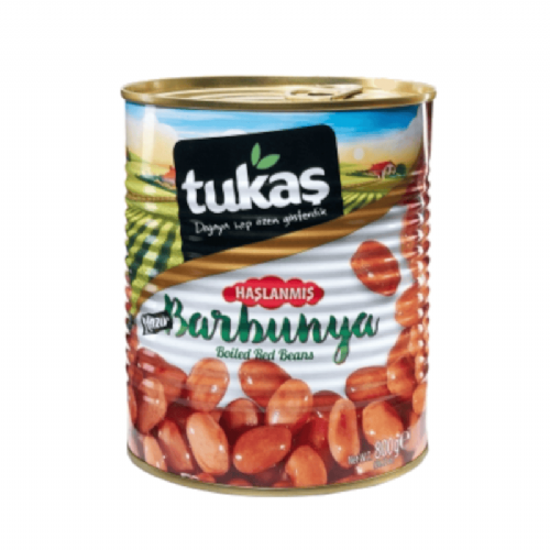 Tukaş Haşlanmış Barbunya Konservesi 800 g