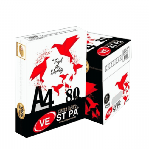 Vestpa A4 Fotokopi Kağıdı 80 g 5 Paket 2500 Yaprak