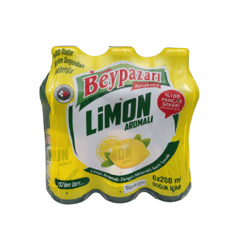 Beypazarı Limon Aromalı Maden Suyu 6x200 ml