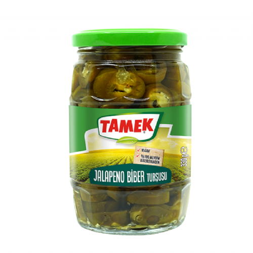 Tamek Jalapeno Biber Turşusu Cam 330 g