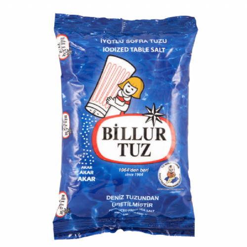 Billur Sofralık Tuz İyotlu 3 kg