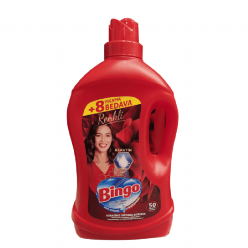 Bingo Sıvı Çamaşır Deterjanı Renkliler 3 L