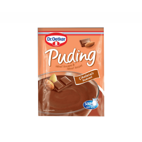 Dr.Oetker Çikolatalı Bademli Puding 104 g