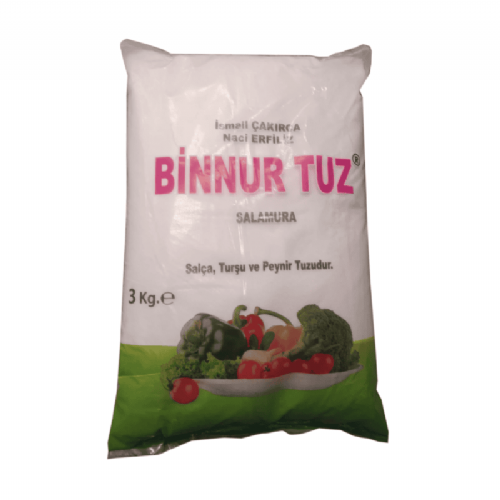 Binnur Yemeklik Diri Tuz 3 kg